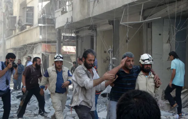 Ataques aéreos en Siria. Foto/ EFE