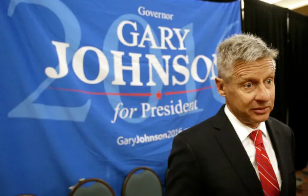 Gary Johnson del Partido Libertario. FOTO/AP