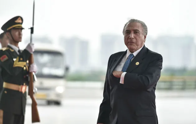 Michael Temer, participó en su primera cumbre., G20. FOTO/AP