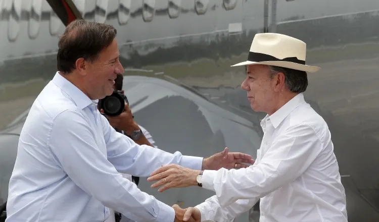 Ambos presidentes se reunieron en Metetí, provincia de Darién. /Foto EFE