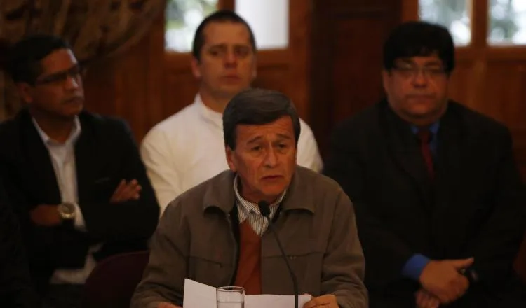 Jefe negociador del ELN Pablo Beltrán. EFE