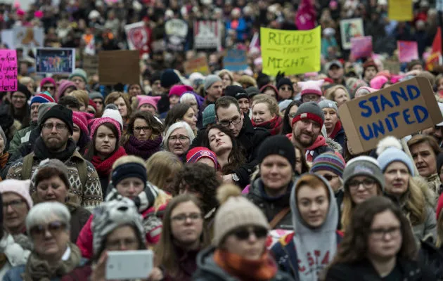 En Washington y varios países del mundo las mujeres se tomaron las calles. FOTO/AP/EFE