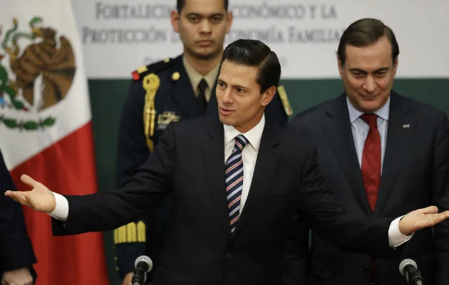 Enrique Peña Nieto, asegura que la soberanía de México no es negociable. FOTO/AP