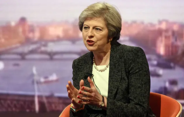 Primera ministra de Gran Bretaña Theresa May. FOTO/AP