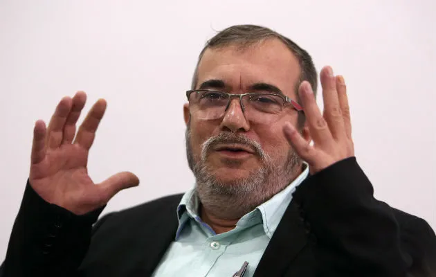 El máximo líder de las Farc, Rodrigo Londoño, alias 'Timochenko'. Foto: EFE
