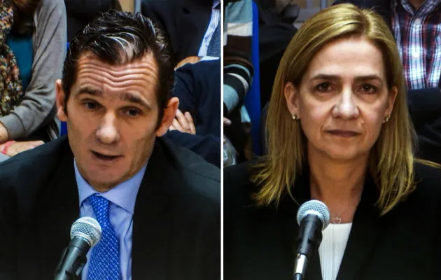  Iñaki Urdangarin y la infanta Cristina. Foto/ EFE