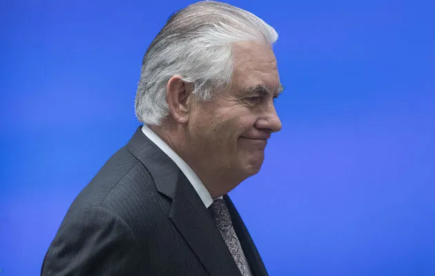 Secretario de Estado de EE.UU., Rex Tillerson.