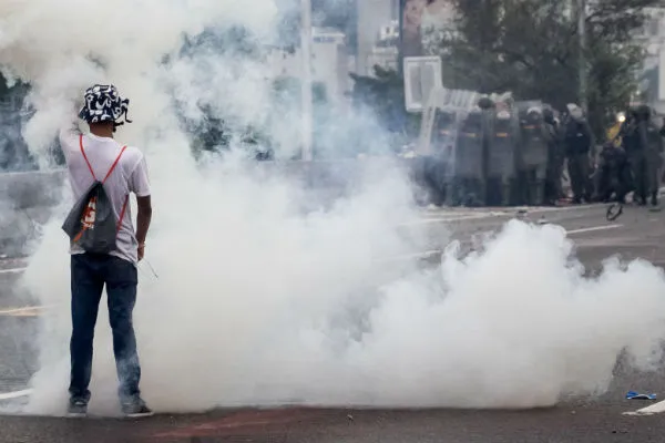 Enfrentamientos en Caracas. Foto: Archivo