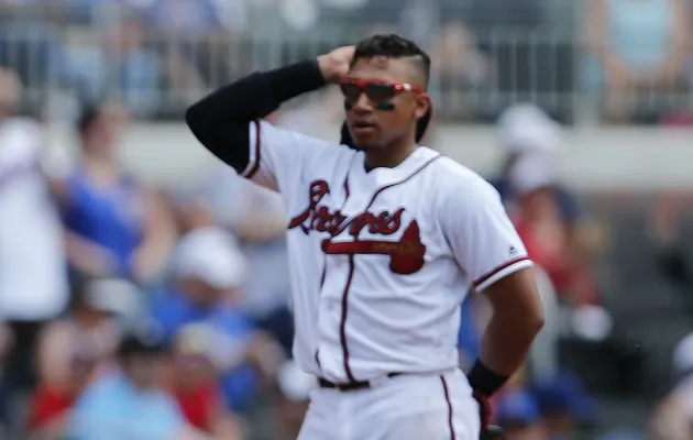 Johan Camargo se fue en blanco ayer. 