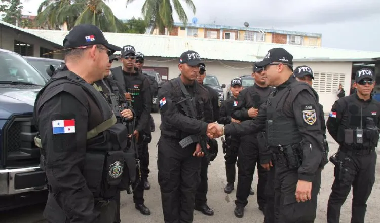 Reunión de las unidades de la recién creada Fuerza de Tarea Conjunta Águila (FTCA).  Cortesía 