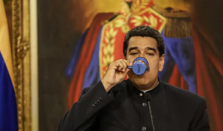 Nicolás Maduro en el Palacio de Miraflores. /Foto EFE