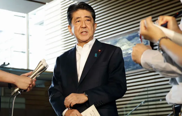 Primer ministro de Japón, Shinzo Abe. FOTO/AP