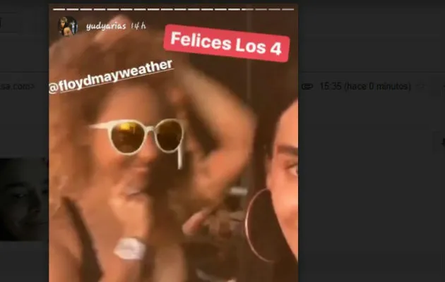 La modelo confesó que extraña a Floyd 