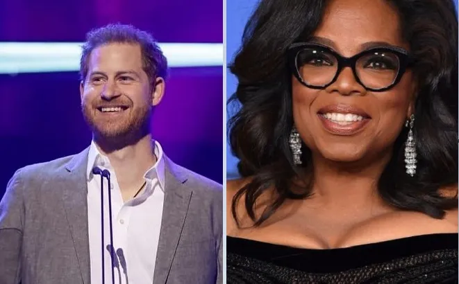 Harry y Oprah Winfrey. Archivo