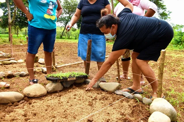 Jeny Jaramillo no puede ver, pero sabe con exactitud cuándo será la próxima cosecha. Foto: Cortesía Mides