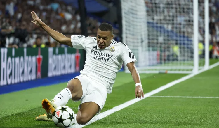 El delantero francés del Real Madrid, Kylian Mbappé. Foto. EFE