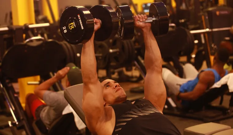 Jorge Caballero en pleno entrenamiento.