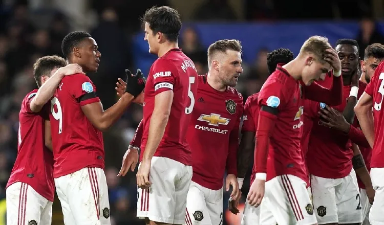 Jugadores del Manchester United Foto:EFE