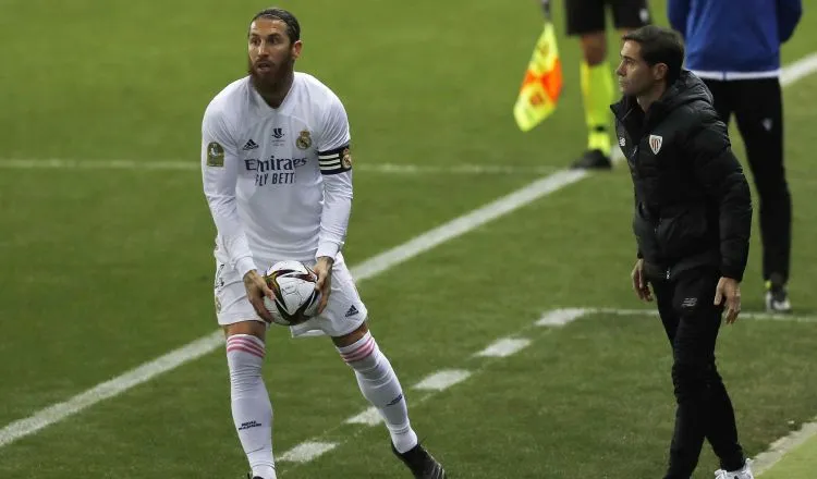 Sergio Ramos, capitán de España. Foto:EFE