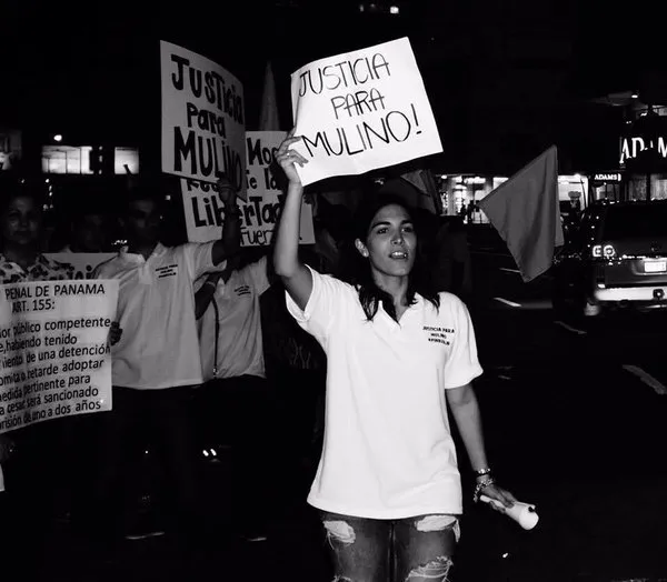 Monique Mulino, hija del exministro de Seguridad 