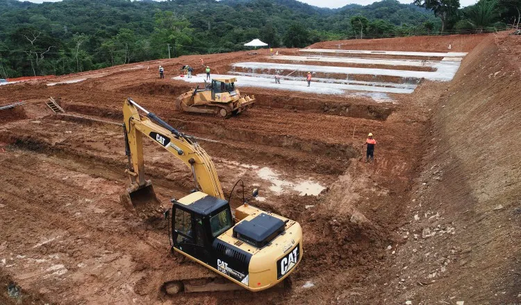 Los trabajos en la futura planta de Gamboa llevan 24% de adelanto, con un costo de 238 millones 927 mil dólares. Foto de cortesía