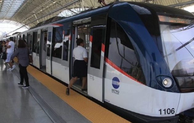 El metro se comprende de estaciones subterráneas y aéreas.  Archivo