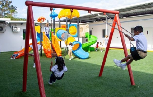 Centro infantil de Caimitillo (Panamá), hecho con fondos de la descentralización. Cortesía