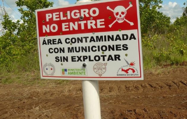 En el sector oeste del Canal, tanto en la provincia de Panamá, como la de Colón existen tierras que están contaminadas con municiones. Archivo