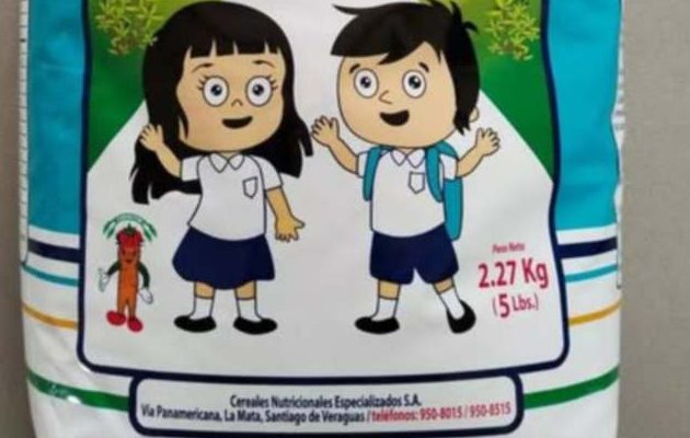 Una bolsa de la crema nutritiva que se distribuyó en el año 2023. Archivo