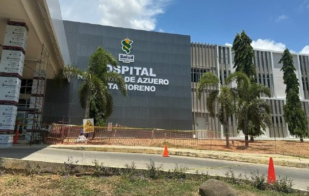 Fachada del nuevo hospital Anita Moreno del cual una parte se mantiene en funcionamiento con servicio a pacientes de oncología. Cortesía