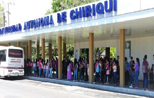 La Universidad Autónoma de Chiriquí se quedó sin fondos a mitad de año para hacer frente al pago de su planilla y acreedores.  Cortesía