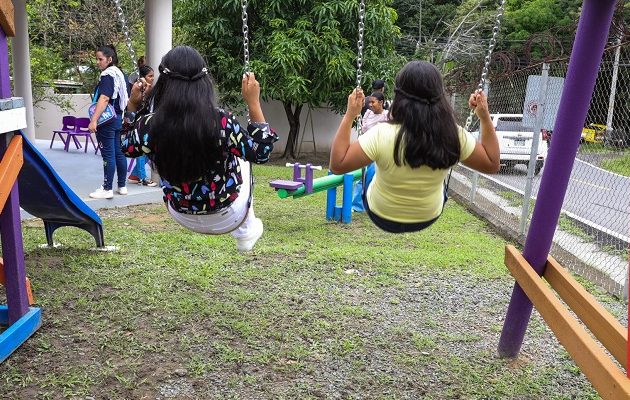 Este proyecto inició hace tres meses aproximadamente y ahora está al servicio de las niñas de la comunidad. Foto. Mides