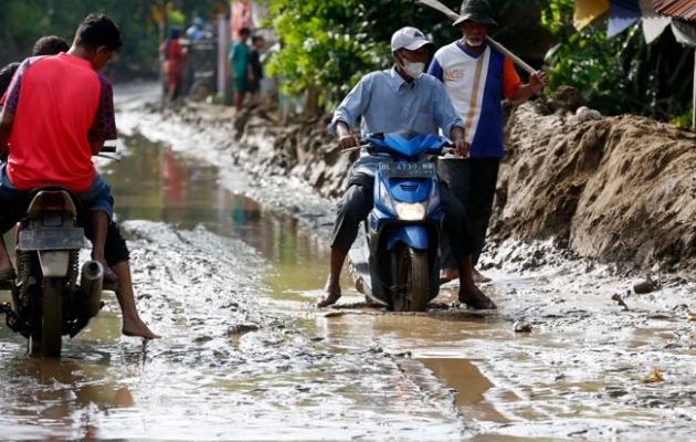 Aldea afectada por las inundaciones en la zona de Meureudu, Pidie Jaya, Aceh, Indonesia. Foto: EFE Aldea afectada por las inundaciones en la zona de Meureudu, Pidie Jaya, Aceh, Indonesia. Foto: EFE