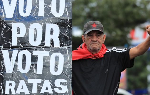 Simpatizante del Partido Libertad y Refundación (Libre). Foto: EFE Simpatizante del Partido Libertad y Refundación (Libre). Foto: EFE