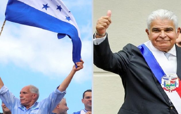 Nasry Asfura y presidente de Panamá. Foto: EFE