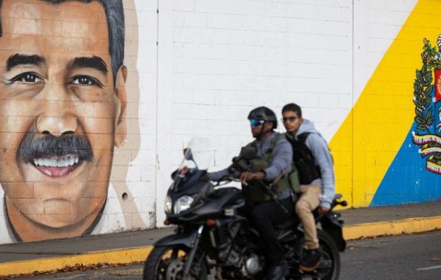 Un mural del presidente de Venezuela, Nicolás Maduro. Foto: EFE