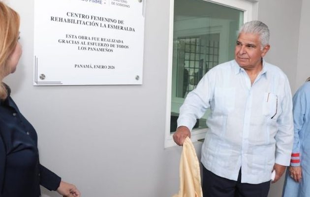 Inauguración del Centro Femenino de Rehabilitación La Esmeralda. Foto: Cortesía