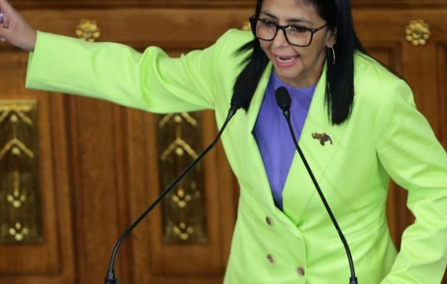 La presidenta encargada de Venezuela, Delcy Rodríguez. Foto: EFE