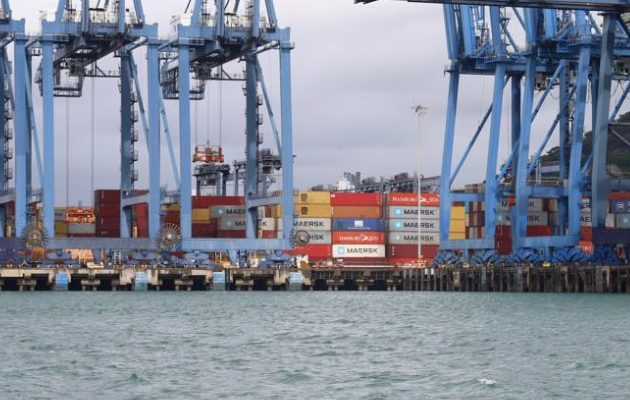 Puerto de Balboa en ciudad de Panamá. Foto: EFE