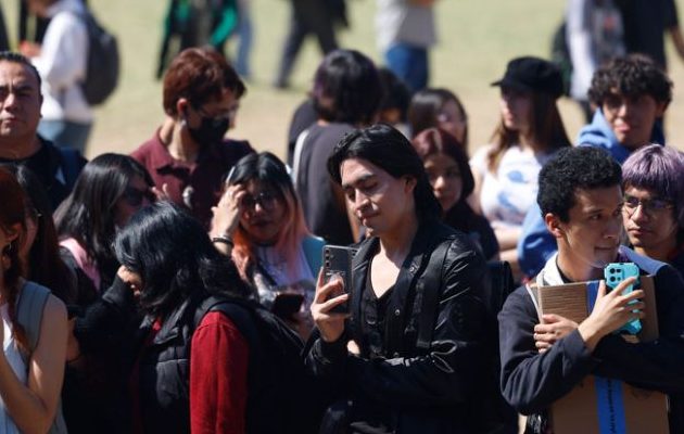 Ningún therian asistió al evento. Foto: EFE