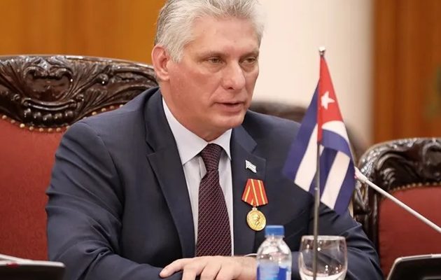 El presidente de Cuba, Miguel Díaz-Canel. Foto: EFE