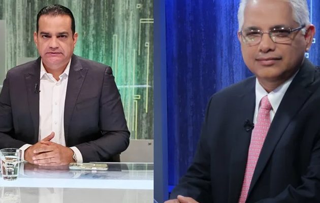 Luis Ernesto Carles y José Blandón cuestionaron a la bancada panameñista. Foto: Cortesía
