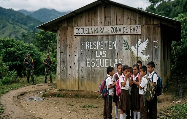 La organización señaló que los estudiantes afectados requieren con urgencia apoyo en salud mental. Imagen generada con IA