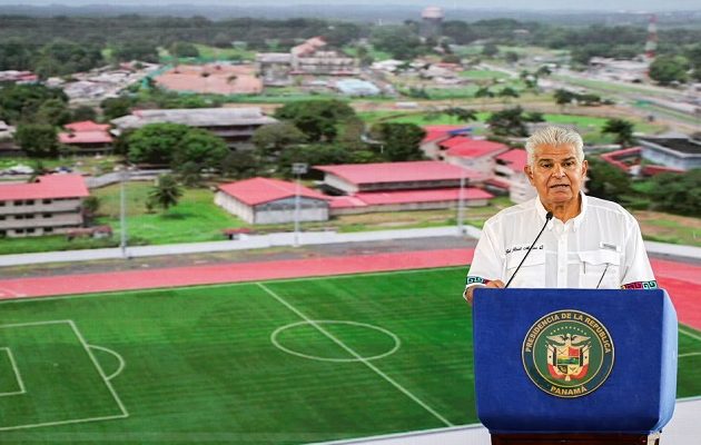 El presidente presentó el programa Panamá Pa’ Ti. Foto: Cortesía