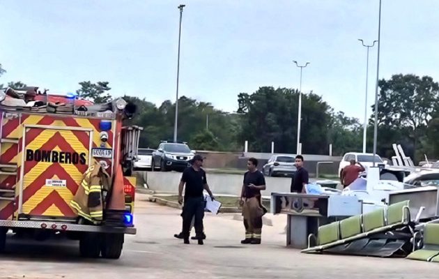 La emergencia fue contenida de forma inmediata gracias a la activación del sistema automático de rociadores instalado por la empresa constructora, lo que evitó que el fuego se extendiera a otras áreas del nosocomio. Foto. Thays Domínguez