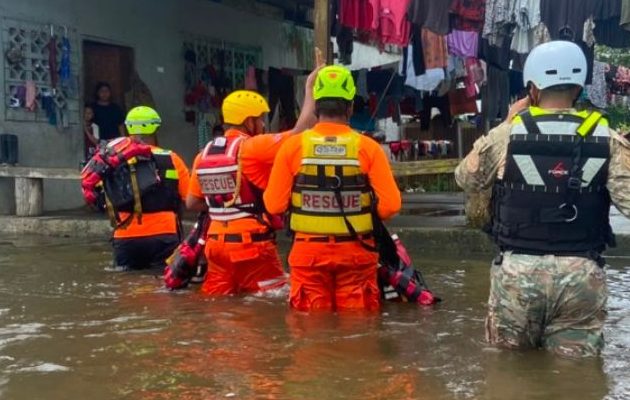 Inundaciones en la provincia de Bocas del Toro. Foto: Cortesía