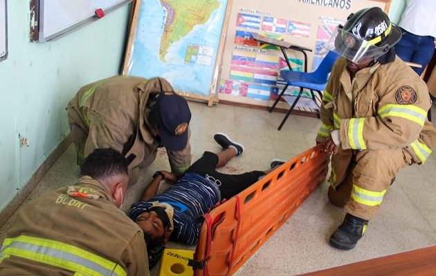 Panamá se preparaba para un simulacro el lunes. Foto: Cortesía Panamá se preparaba para un simulacro el lunes. Foto: Cortesía