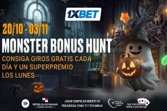 Monster Bonus Hunt de 1xBet: un Halloween lleno de regalos