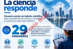 Panamá cuenta con talento formado para estudiar los sismos