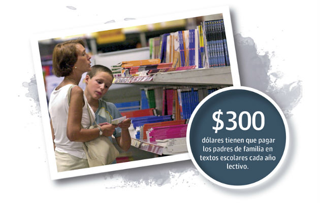 Cada año, el gasto que tienen que hacer los padres de familia en textos escolares aumenta considerablemente y oscila entre los $100 y $300.
